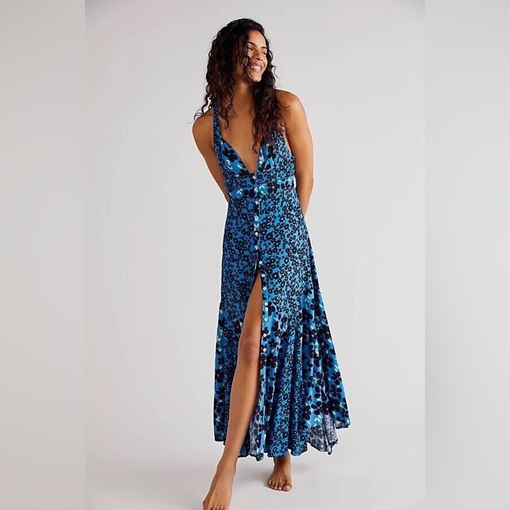 Free People Dewberry Maxi Dress Size small
